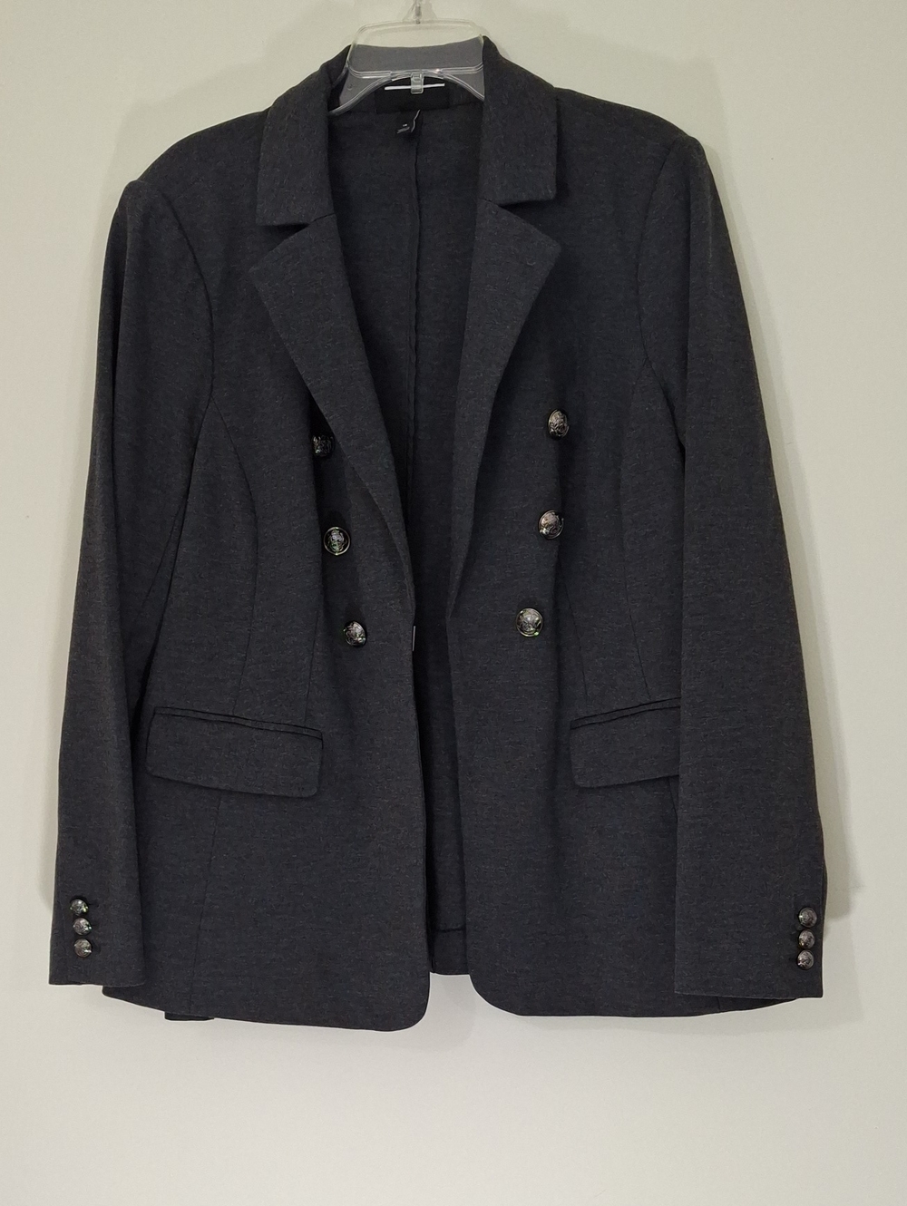 Lane Bryant Charcoal Gray Blazer, Size 18